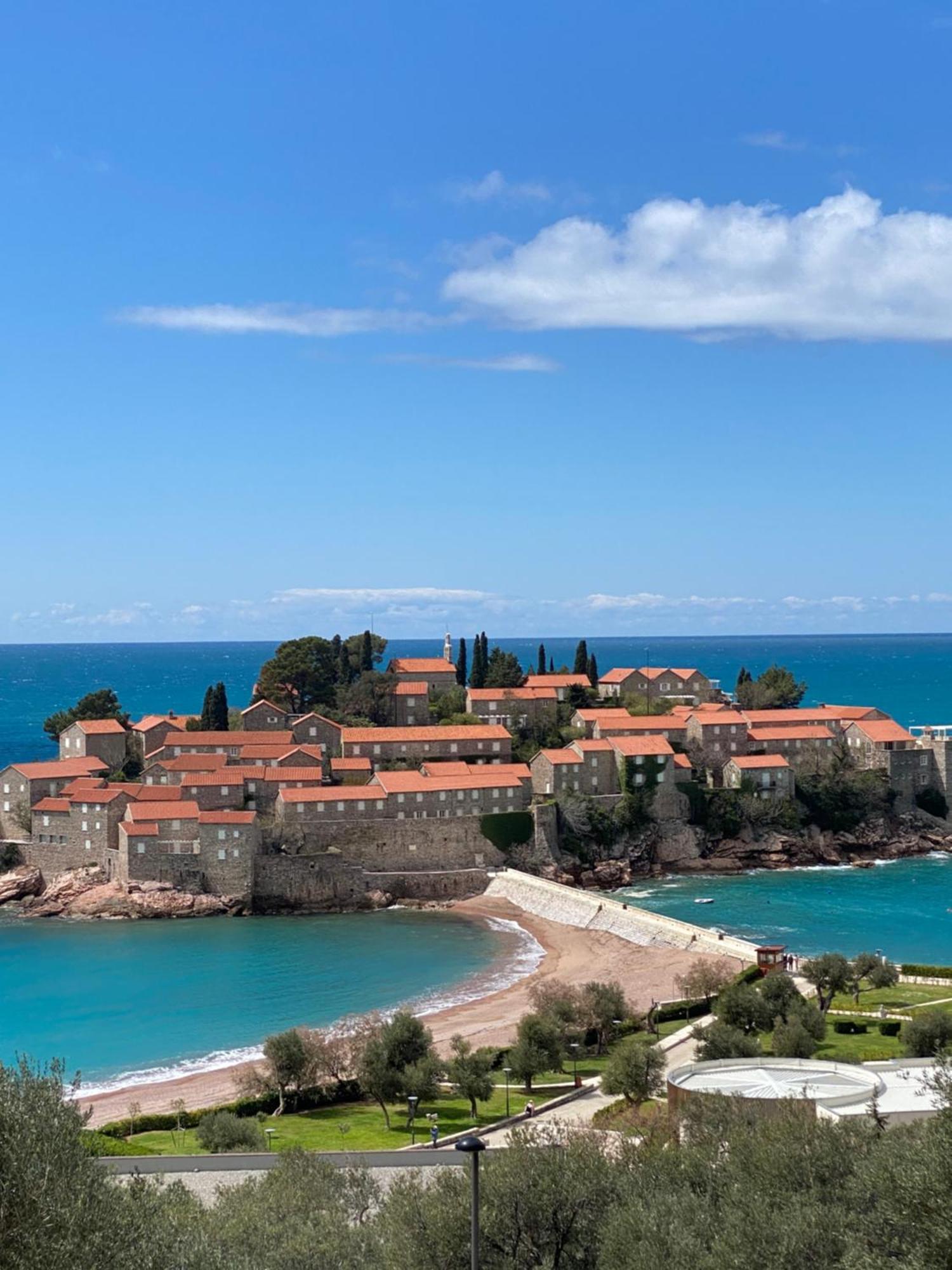 Apartment Dzaleta Sveti Stefan Eksteriør billede